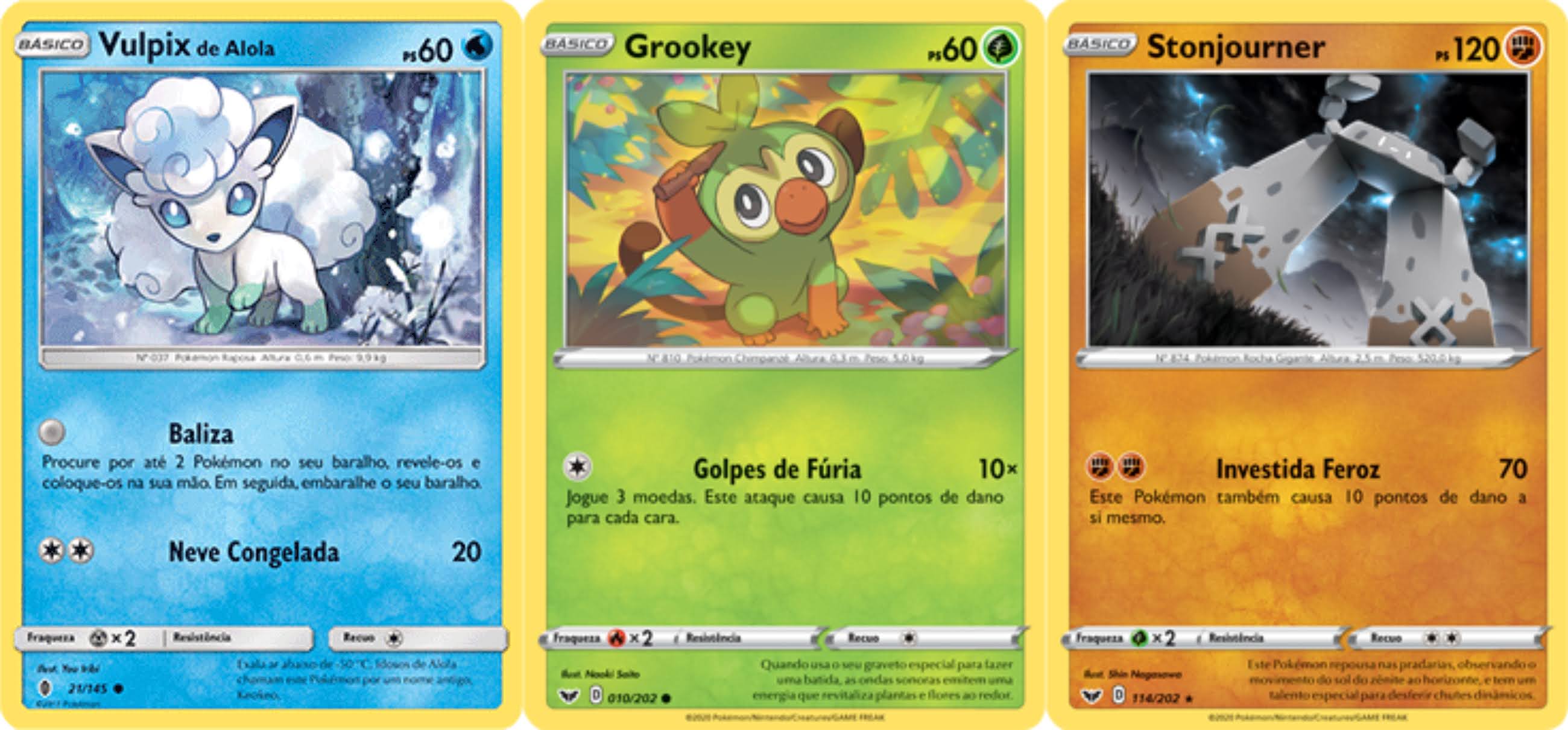 Pokémon TCG - Categorias de Cartas Pokémon